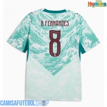 Camisa de time de futebol Portugal Bruno Fernandes #8 Replicas 2º Equipamento Mundo 2026 Manga Curta